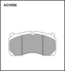ACV056K, Колодки тормозные дисковые WVA (29149) HCV