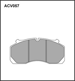 ACV057K, Снят с производства Колодки тормозные дисковые WVA (29150) HCV
