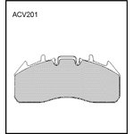 ACV201K, Колодки тормозные дисковые WVA (29218) HCV