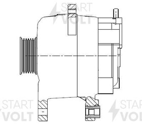 Генератор для а/м Kia K5 (20-)/Elantra VI (16-) 2.0i 120А STARTVOLT LG 08S4