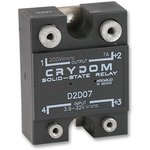 D2D07, Solid State Relays - Industrial Mount PM IP00 SSR 200VDC 7A, 3.5-32VDC In
