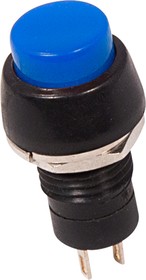 Фото 1/5 36-3071, Выключатель-кнопка 250V 2А (2с) ON-OFF синяя Micro (PBS-20А)
