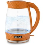 Чайник электрический Kitfort КТ-6123-4 2л. 2200Вт оранжевый корпус ...