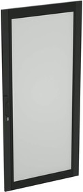 Дверь со стеклом IT-CQE 1200х800 RAL9005 DKC RBITCPGL1280