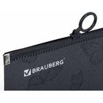 Папка для тетрадей BRAUBERG А4, 1 отделение, пластик, на zip-lock-молнии ...