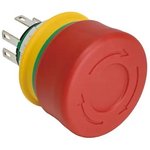 XA1E-BV3SG02R, XA1E Series Push Lock Turn Reset Emergency Stop Push Button ...