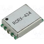 RCRX-434, Модуль: RF, приемник АМ, ASK,OOK, 433,92МГц, -108дБм, 4,4-5ВDC, SMD