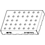 2118710-2, Board Mount EMI Enclosures 38.1 x 25.4 x 6mm One-piece Cold Rolled ...