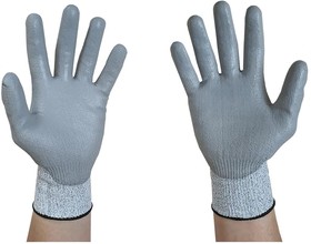 Фото 1/3 Перчатки для защиты от порезов модель - DY110DG-PU размер 11 00-00011907