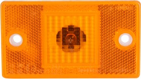 Фото 1/3 4422.3731, Фонарь габаритный оранжевый полуприцепа (24V, 65х115 мм) РУДЕНСК