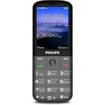 Мобильный телефон Philips E227 Xenium 32Mb темно-серый моноблок 2Sim 2.8" ...