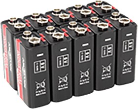 1505-0001-1, Industrial Alkaline 9V Batteries 9V