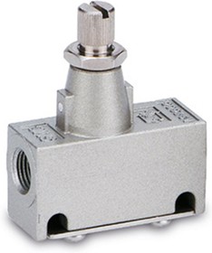 AS4200-F04-S, AS400 Series Threaded Speed Controller, R 1/2 Inlet Port x 4mm Tube Outlet Port