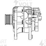 LG 1824, LG 1824_генератор! со шкивом 70A\ Audi A3, Seat Altea/Leon,VW ...