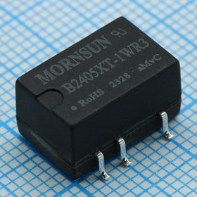 B2405XT-1WR3, (DC/DC, 1Вт, вх.21.6:26.4В, вых.5В/0.02:0.2А, SMD), Преобразователь DC/DC, на печатную плату, 1 Вт