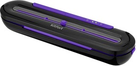 Фото 1/2 Вакуумный упаковщик KitFort КТ-1522-1, 100Вт, черный/фиолетовый