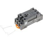 11 Pin 300V DIN Rail Relay Socket, for use with RKL Relays 3PDT