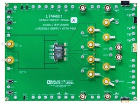 DC2924A-B, Power Management IC Development Tools Quad 31.25A or Single 125A ?Module Regulator with Digital Power System Management