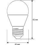 Camelion LED7-G45/865/E27 (Эл.лампа светодиодная 7Вт 220В)