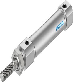 DSNU-S-12-150-P-A, Pneumatic Piston Rod Cylinder - DSNU-S-12, 12mm Bore, 150mm Stroke, DSNU Series, Double Acting