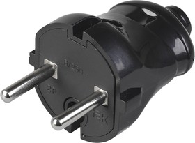 Photo 1/4 EVP20-06-01- K02, Straight plug VPp20-02-St collapsible without grounding contact 6A black IEC