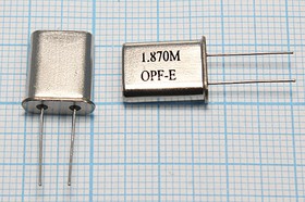 Резонатор кварцевый 1.88МГц; 1880 \HC49U\S\ 10\ 30/-40~85C\\1Г (1.880M 0PF-E)