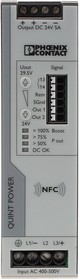 Фото 1/6 2904620, QUINT4-PS/3AC/24DC/5 Switched Mode DIN Rail Power Supply, 400V ac ac Input, 24V dc dc Output, 5A