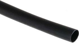 Фото 1/2 HSB187, Heat-Shrink Tubing 2:1, 2.4 ... 4.7mm, Black, Polyolefin, 9.5m