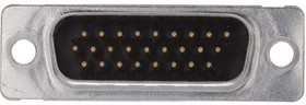 163A16759X, D-Sub High Density Connectors 26P HD Plug Solder pin TH Hole