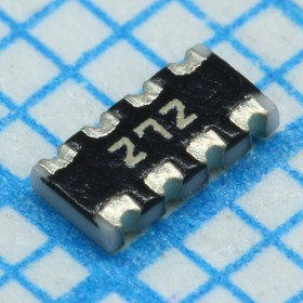 Фото 1/4 CAT16-272J4LF, (чип 1206 2.70К 5% 0603х4 Concave), Резисторная сборка SMD 1206 4 резисторов по 2.7кОм