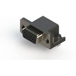 634-015-263-042, D-Sub Receptacle - 15 Contacts - 90° PC Pin - Four Prong ...