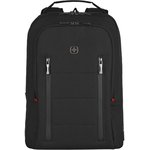 606490, City Traveler 16in Laptop Backpack, Black