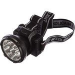 LED 5363 (фонарь налобн аккум 220В, черный, 9LED, 2 реж, пласт, бокс) 11257