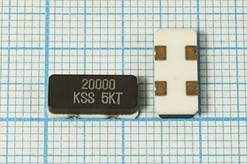 Фото 1/2 Кварцевый резонатор 20000 кГц, корпус SMD12055C4, нагрузочная емкость 16 пФ, точность настройки 20 ppm, стабильность частоты /-40~150C ppm/C