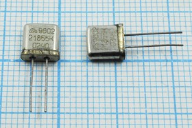 Кварцевый резонатор 21855 кГц, корпус ММ, марка РК418ММ, 1 гармоника