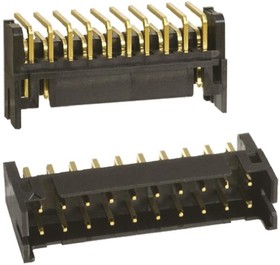 DF11-20DP-2DS(52), Pin Header, Wire-to-Board, 2 мм, 2 ряд(-ов), 20 контакт(-ов), Сквозное Отверстие, DF11 Series