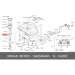 Фильтр топливный NISSAN Maxima (A32/A33) mot.2,0T 280pS 16400-4M405