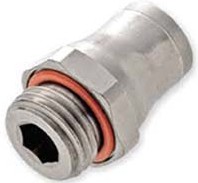 3601 10 13, LF3600 Series Straight Threaded Adaptor, G 1/4 Male to Push In 10 mm, Threaded-to-Tube Connection Style