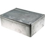 Silver Die Cast Aluminium Enclosure, IP66, Silver Lid, 330 x 230 x 110mm
