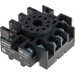 11 Pin 300V DIN Rail Relay Socket, for use with RUB Relays