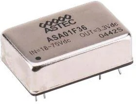 ASA01A36-LS, Isolated DC/DC Converters - Through Hole 6W 18-75Vin Single 5V 1A