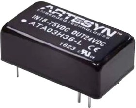 ATA03F36-L, Isolated DC/DC Converters - Through Hole 10W 18-75Vin 3V3 2.7A