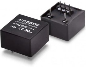 AYA00A24-L, Isolated DC/DC Converters - Through Hole 2W 18-36Vin 5V@0.4A Single