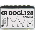 EA DOGL128W-6, Дисплей ЖКД, графический, FSTN Positive, 128x64, белый, PIN 20