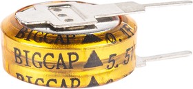 Фото 1/2 BCE005R5V104FS, 0.1Ф, 5.5 В V, Ионистор (суперконденсатор)