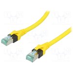 9474747110, Patch cord; S/FTP; 6; многопров; Cu; PUR; желтый; 1,5м; 26AWG