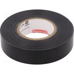 PLH-P111-19-20/ BK, Tape: electrical insulation, W: 19mm, L: 20m, Thk: 0.18mm, black
