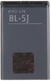 Фото 1/4 (BL-5J) аккумулятор для Nokia 5228, 5230, 5233, 5235, 5800, Asha 200, Asha 201, C3-00, Lumia 520, N900, X1-00, X1-01, X6-00 BL-5J