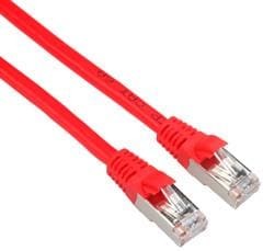 MP-6ARJ45SNNR-030, Ethernet Cables / Networking Cables CAT6A SHIELDED RJ45 Red 30'