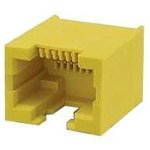 RJLSE6306101T2, MODULAR CONN, R/A JACK, 6P6C, 1PORT